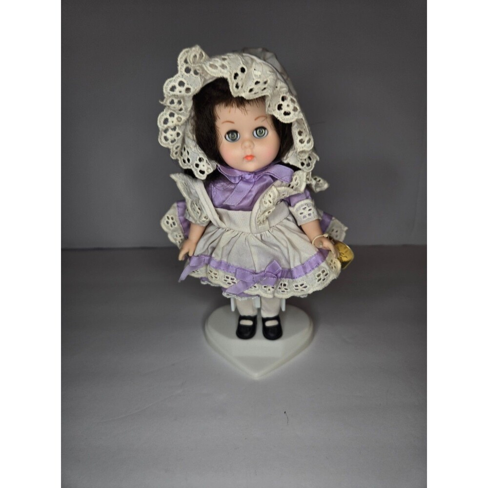 Vogue Dolls 1986 Ginny 8” Poseable Vinyl Doll "Sunday Afternoon" 70031 w/ Stand